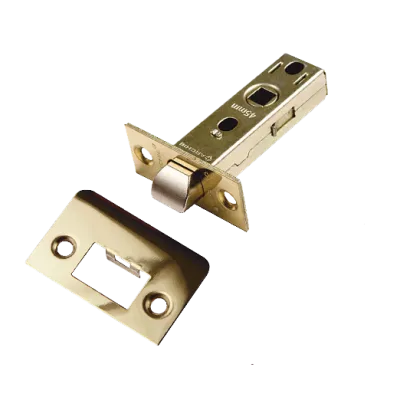 Защелки врезные межкомнатные прямоугольные, под стяжной винт, ARCHIE 45 мм LA 6-45 В, Цвет Латунь